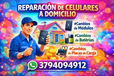 Reparación de celulares a domicilio