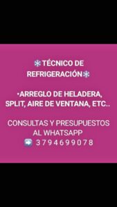 técnico de refrigeracion